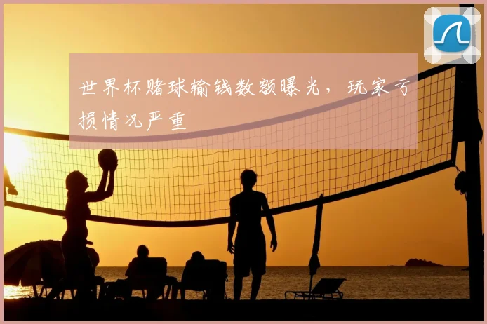 世界杯赌球输钱数额曝光,玩家亏损情况严重